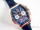 2019 Copy Franck Muller Vanguard Yachting Swiss 7750 Watch Rose Gold Blue Face (2)_th.jpg